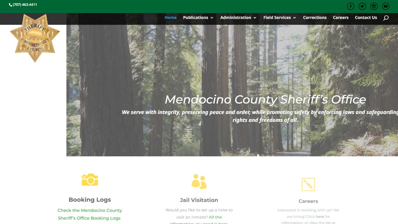 Welcome - Mendocino County Sheriff's Office
